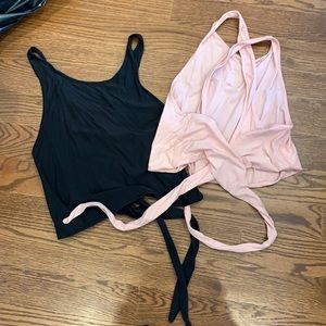 Lululemon tie tanks like new!